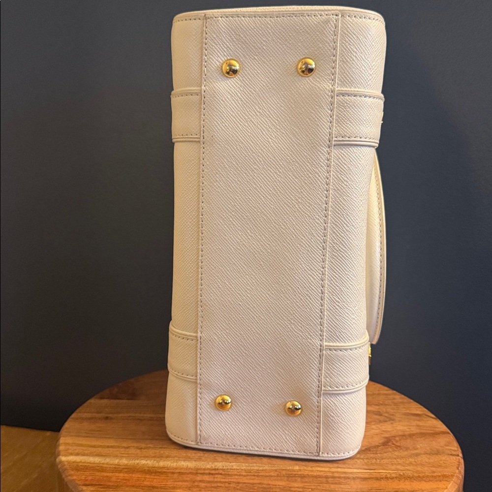 MCM Large Boston Bag with Gold Hardware - Picture 11 of 14